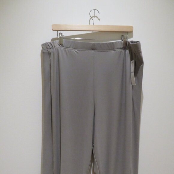 SYMPLI Half Cuff Jogger Pants in Taupe Lagenlook Travel Casual Comfy Size 16 NWT - Picture 3 of 13